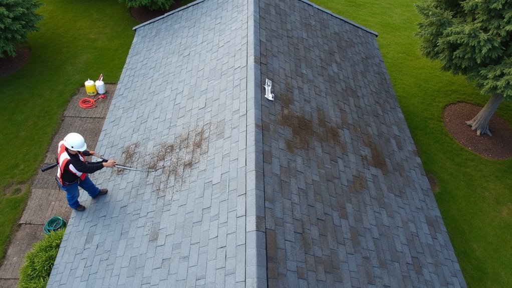 cleaning your shingle roof