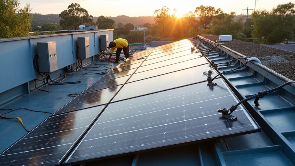 integrated solar power system components