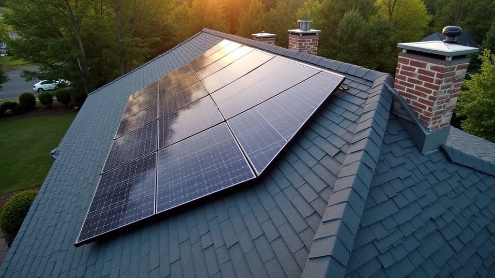 integrated solar shingles traditional roof aesthetics