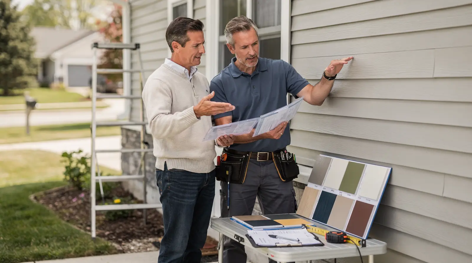 A strong local reputation, reflected in more than 100 five-star Google reviews, signals a contractor