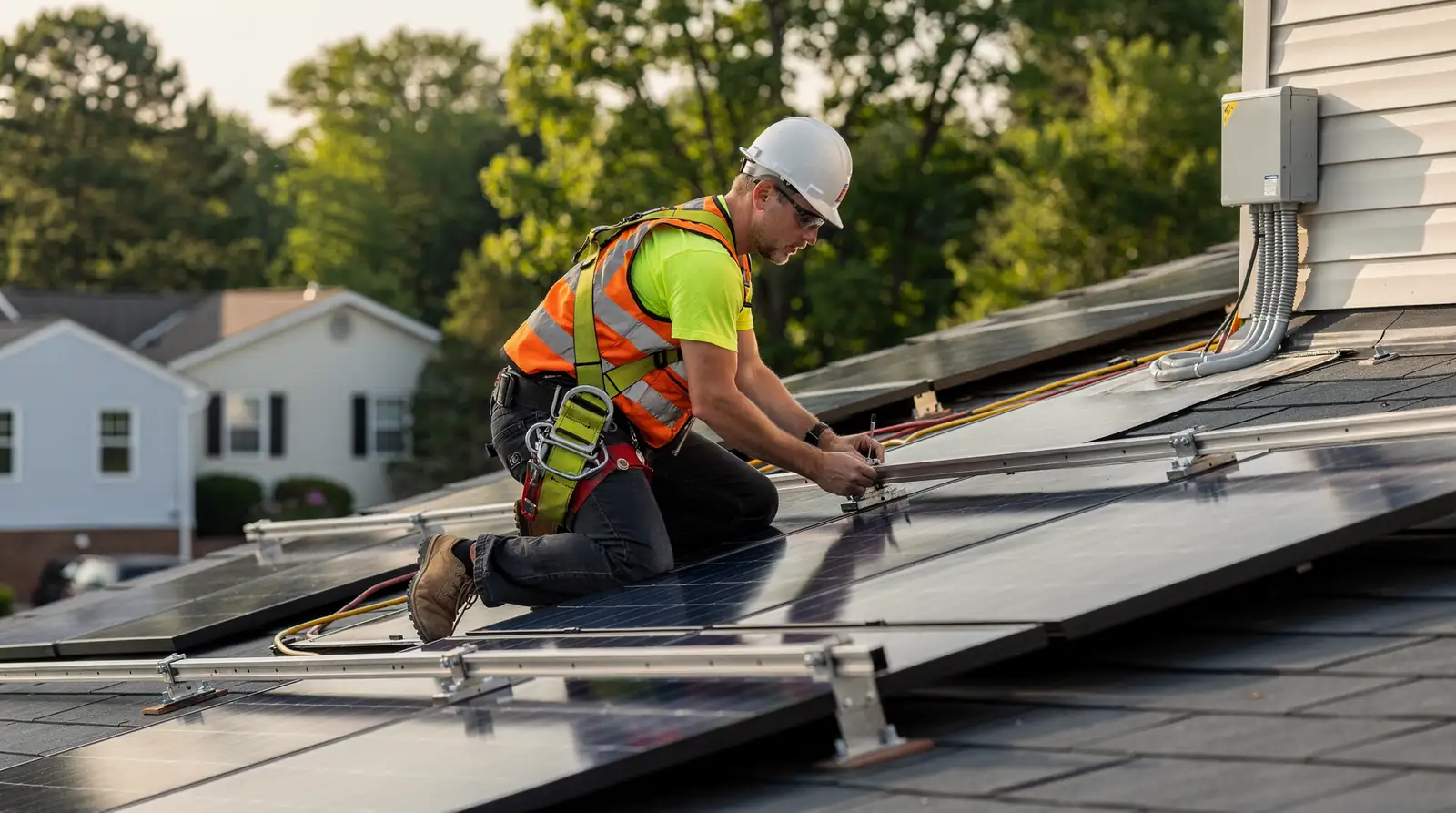 Complete solar installation services should include system installation designed for a home's residential energy needs